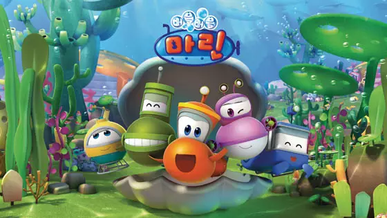 Bubble Bubble Marine poster